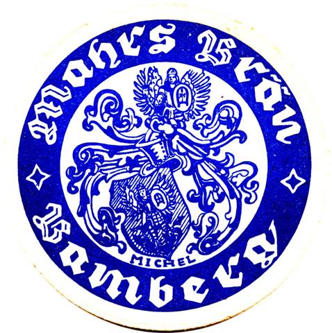 bamberg ba-by mahrs rund 1a (215-michel-wappen voller-blau) 